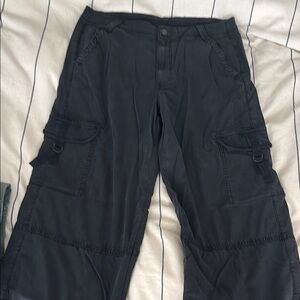 American eagle Black Cargo Pants